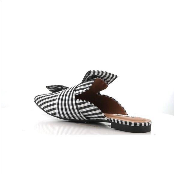  Spring Black gingham bow tie flats  - Picture 5 of 5